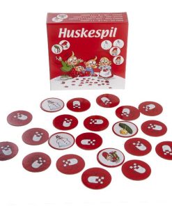 klassisk vendespil huskespil med julemotiver med nissen julius