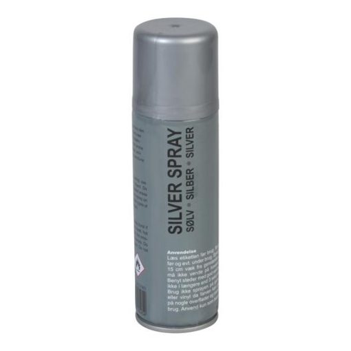 Silberfarbe in der Sprühdose, 160 ml. - für Weihnachtsdekorationen und Hobby