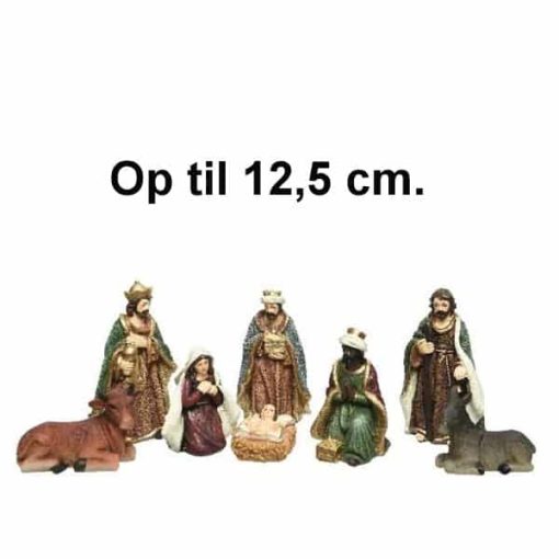 krybbespil med 8 flotte religiøse figurer op til 12