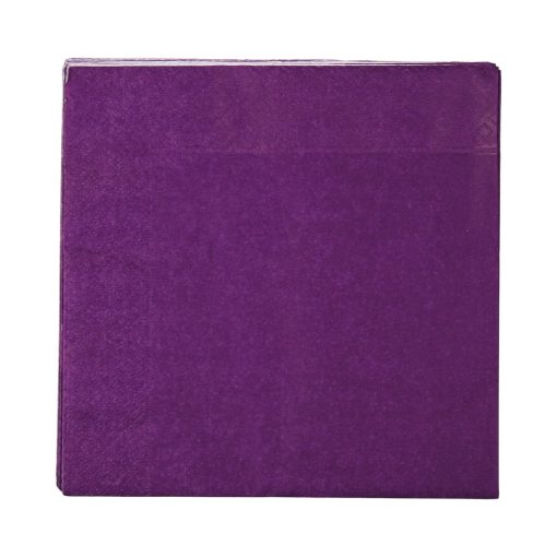 Lilla frokost serviet 33x33 cm advent lilla