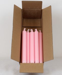 Rosa lys, leveres i kasse