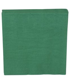 middagsservietter ensfarvede grønne servietter fra asp-holmblad