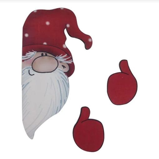 Holzwichtelfigur für Bäume. Kopf und Hände. Nis Familie