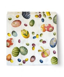 frokost servietter til påske med store og små påskæg