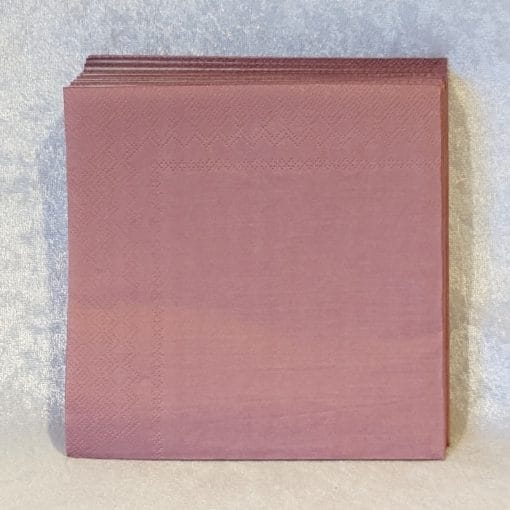 20 styk gammel rosa frokostservietter 33 x 33 centimeter fra asp-holmblad