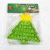 Pop-it-Figur mit Weihnachtsbaum. Fidget-Finger-Spielzeug für Kinder