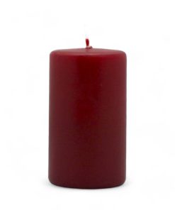 bordeaux stearinlys billige bloklys 7 x 12 centimeter