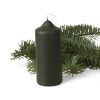stearinlys grønne 4 x 10 centimeter - billige bloklys til advent og fest