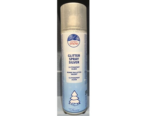 Silber mit Glitzereffekt in SPRÜHDOSE, 100 ml.