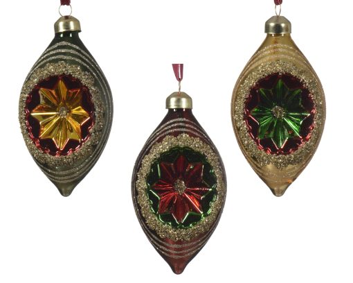 grøn eksklusive julekugler med farverig refleks til dit juletræ