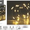 40 led lyskæden i varm hvid har en længde på 195 centimeter