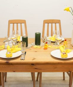 Alternative view of Ensfarvede FROKOST servietter GUL,  20 stk. 3/lags - 33 x 33 cm.
