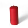 Rote Blockkerze, Durchmesser 4,8 cm Höhe 11 cm. Schöne Kerze