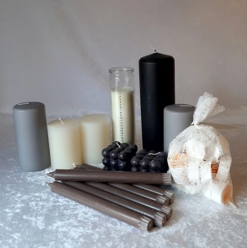 LYKKEPOSE / LYKKEKASSE med 4 kg. stearinlys. Prøv lykken og spar penger. - Bilde 9