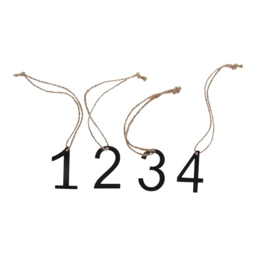 Adventstall 1+2+3+4 svarte i metall, Design din egen adventsdekorasjon