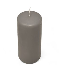 grå bloklys stearinlys 6