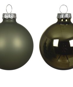 glas julekugler ø7 matte og blanke