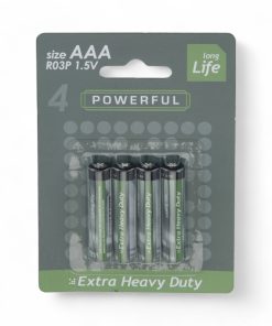 Billige AA batterier. 4 stk. i pakken. Til lyslenker og LED produkter