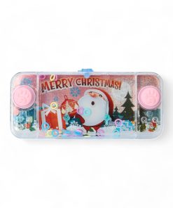 Wasserspiel mit Weihnachtsthema. Rosa mit singendem Weihnachtsmann.