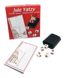 Weihnachts-Yatzy mit Julius. Lustiges Weihnachtsspiel mit Würfeln