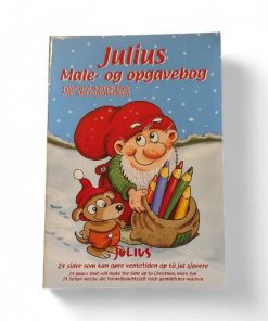 julius male- og opgavebog 24 opgaver i en blå udgave