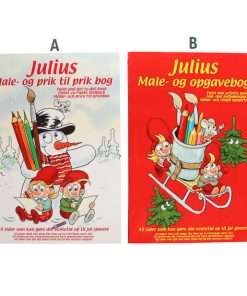 sjove male opgavebøger med 48 sider med julius