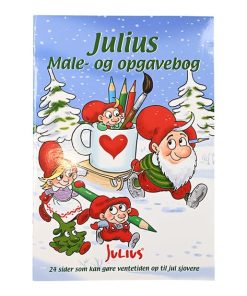julius malebog med 24 opgaver gør ventetiden til jul kortere