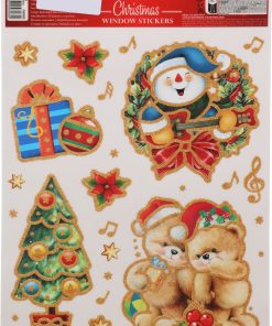Window stickers, jule vinyl klistremerker med musikk tema
