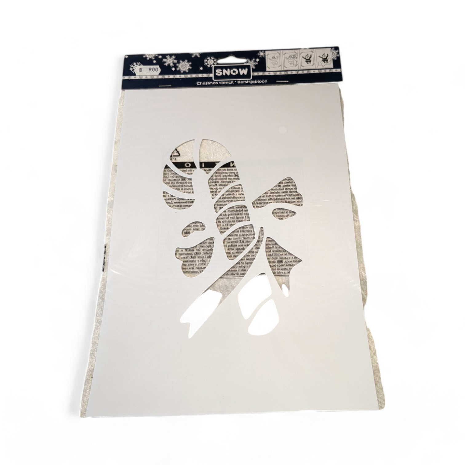 Vorlagen mit Zuckerstange und Schneemann. Weihnachtsvorlagen. 3 Stück. – Bild 2