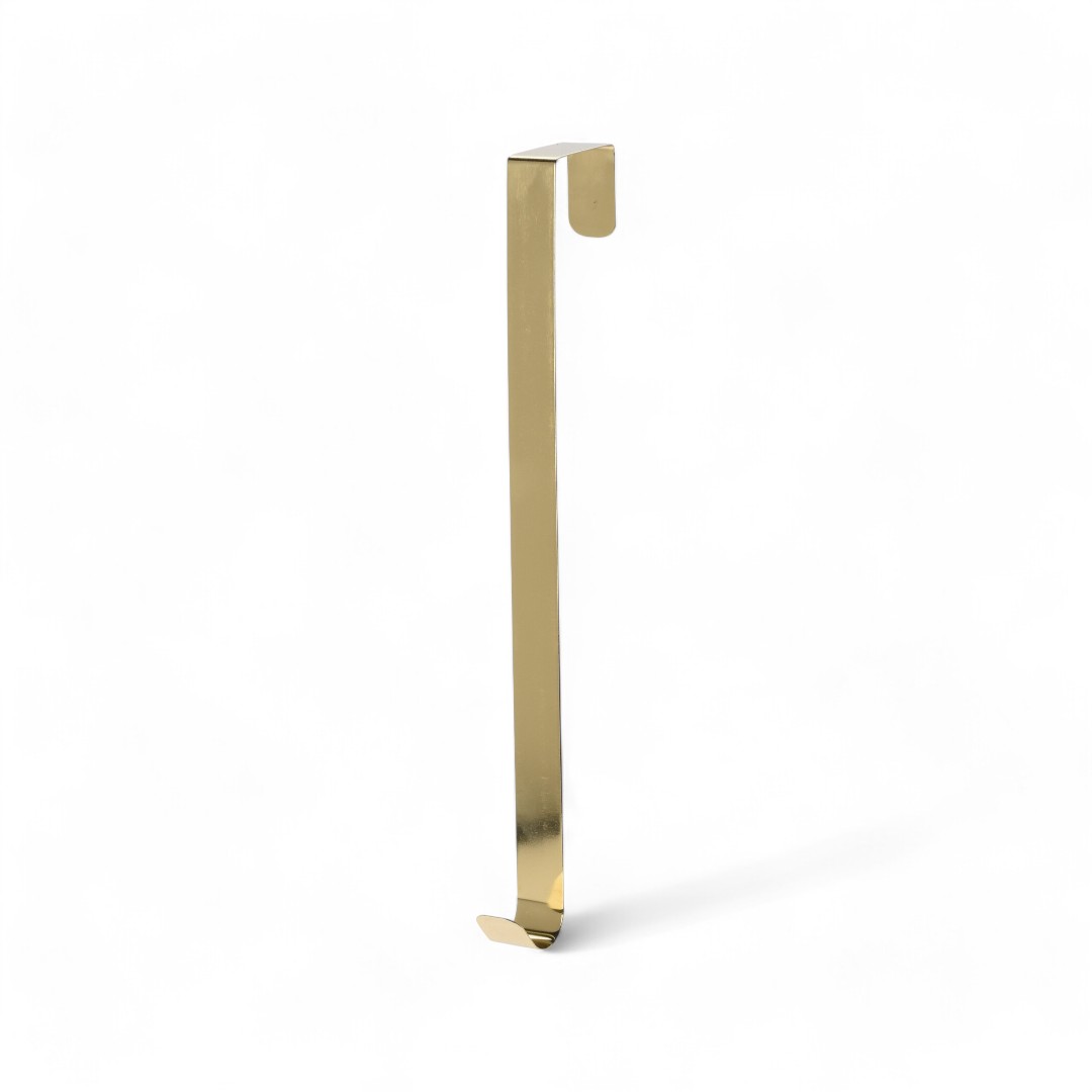 Haken für Tür zum Aufhängen. GOLD. 29 cm.