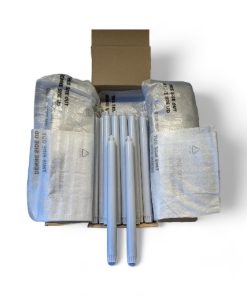 Kronelys 100% stearin BLÅ-GRÅ 30 cm. Pk. á 20 stk.