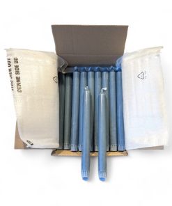 Kronelys 100% stearin PETROLEUM 25 cm. Pk. á 18 stk.