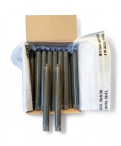 Kronenkerzen 100% reines Stearin DUNKELGRÜN 25 cm. Pk. á 18 Stk.