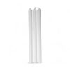 Kerzen WEISS Riesenkerzen aus 100% reinem Stearin. Durchmesser 3 cm. 40 cm. 3 Stück.