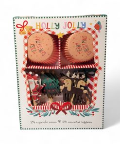 Cupcake-Set. 48 Teile. Formen und Kuchenstäbchen