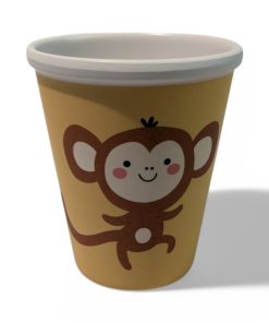 250 milliliter lilla krus med tiger motiv og konisk facon