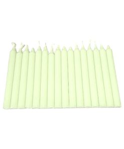 Dünne Kerzen, HELLES FRÜHLINGSGRÜN 12 cm. Kerzen Ø 1,2 cm.