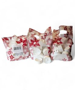 Teelichter, WEISS in weißem Plastikbecher. ANGEBOT 3 Beutel à 20 Stk.= 60 Stk.