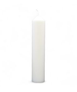 hvid stearinlys til piet hein lysestager 100% ren stearin diameter 5 centimeter højde 25 centimeter