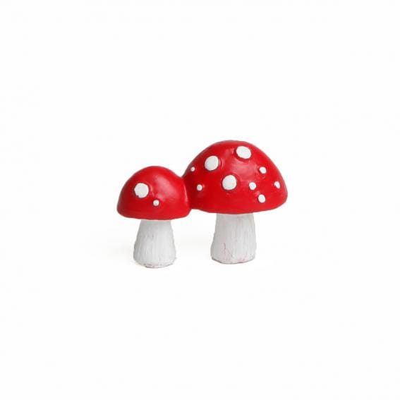 Zubehör für Wichteltür, roter Fliegenpilz - auch gut für Wichtellandschaft