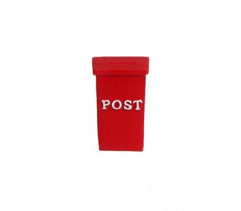 Zubehör für Wichteltür, Schöner roter Briefkasten - auch gut für Wichtellandschaft