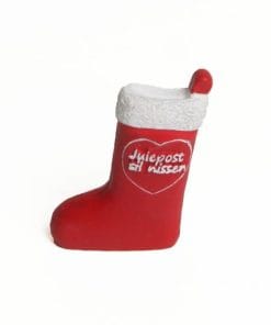 lille gavesok julesok. som ekstra tilbehør til nissedør og julelandskab