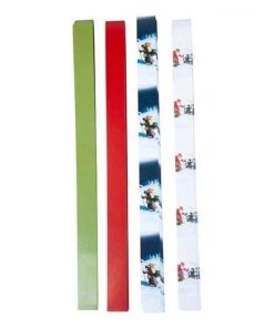 stjernestrimler i papir i 4 designs til 6 styk flettede stjerner