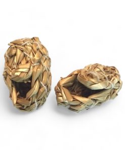 Zubehör für Wichteltür, Strohschuhe oder Heuschuhe 1 Paar – auch gut für Wichtellandschaft