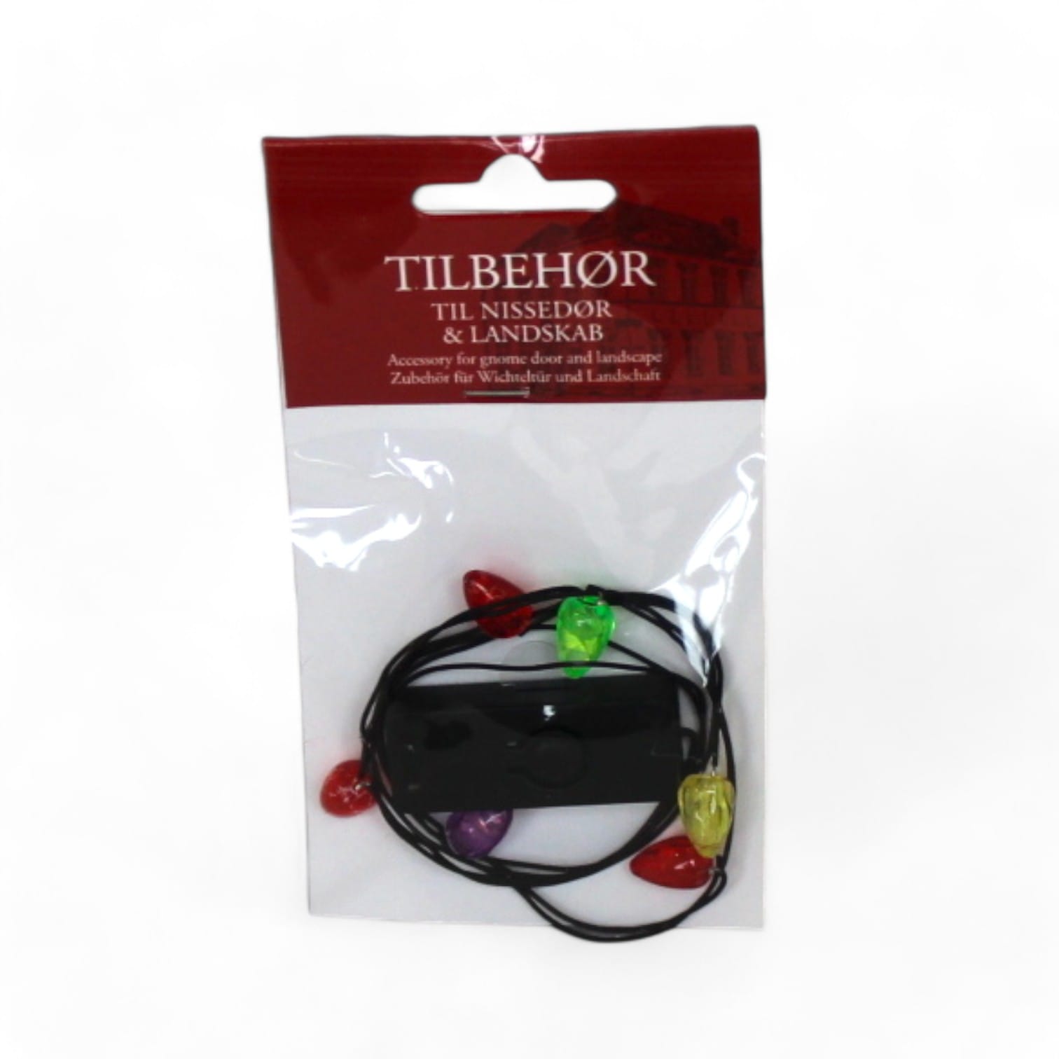 Zubehör für Wichteltür, kleine farbige LED-Lichterkette - für Wichtellandschaft