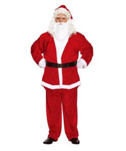 Weihnachtsmann-Set in 5 Teilen. XXL Kostüm zum Verkleiden