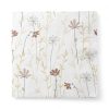 20 styk råhvide servietter med blomster der danser i vinden