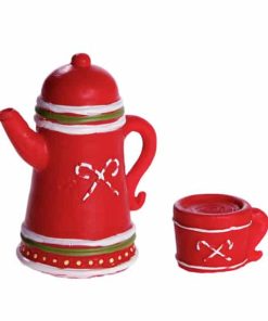 kaffekande og kop som tilbehør til nissedør
