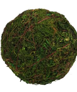Moskule i grønn mose. Diameter 8 cm. Til dekorasjon