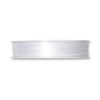 Dekorationsband WEISS Satin. 3 mm. x 50 m.